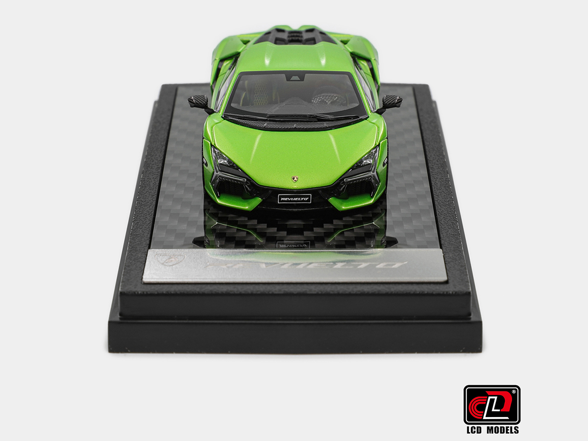 Lamborghini Revuelto 1:64 LCD Models Verde - 20 anos! Loja on-line