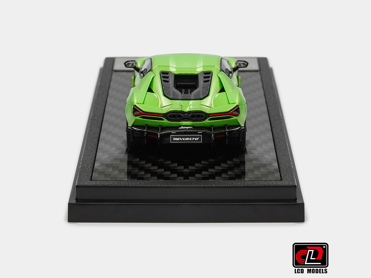 Lamborghini Revuelto 1:64 LCD Models Verde - 20 anos! Loja on-line