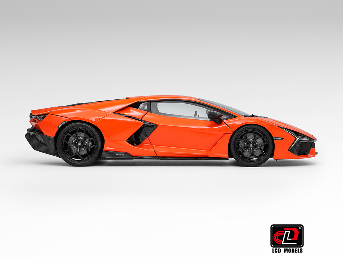 Lamborghini Revuelto 1:18 LCD Models Laranja - 20 anos! Loja on