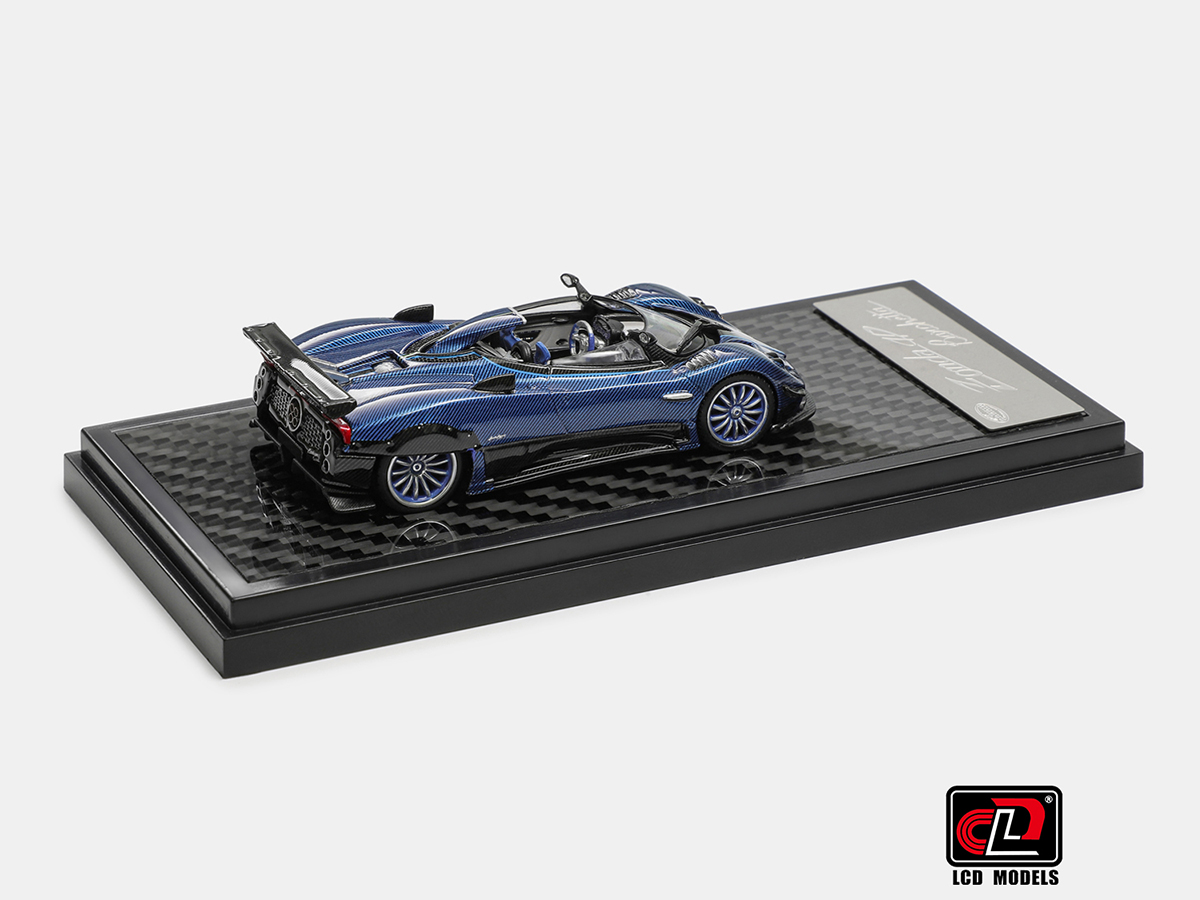 Pagani Zonda HP 1:64 LCD Models Carbon Blue - 20 anos! Loja on