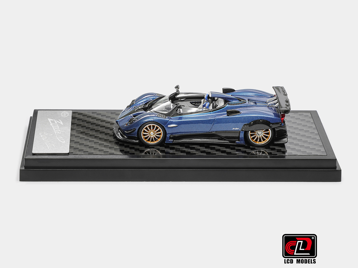 Pagani Zonda HP 1:64 LCD Models Carbon Blue - 19 anos! Loja on