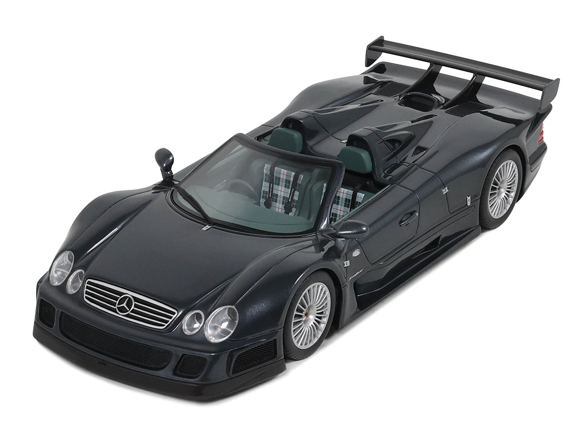 【美品】Mercedes CLR GTP 1999 / ブラック PRÉ-VENDA *** Mercedes Benz CLK-GTR Roadster 1999 1:18 GT Spirit
