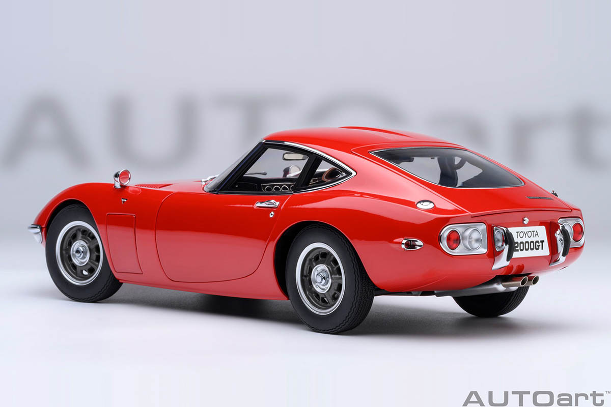Toyota 2000GT 1967 1:18 Autoart Vermelho - 20 anos! Loja on-line
