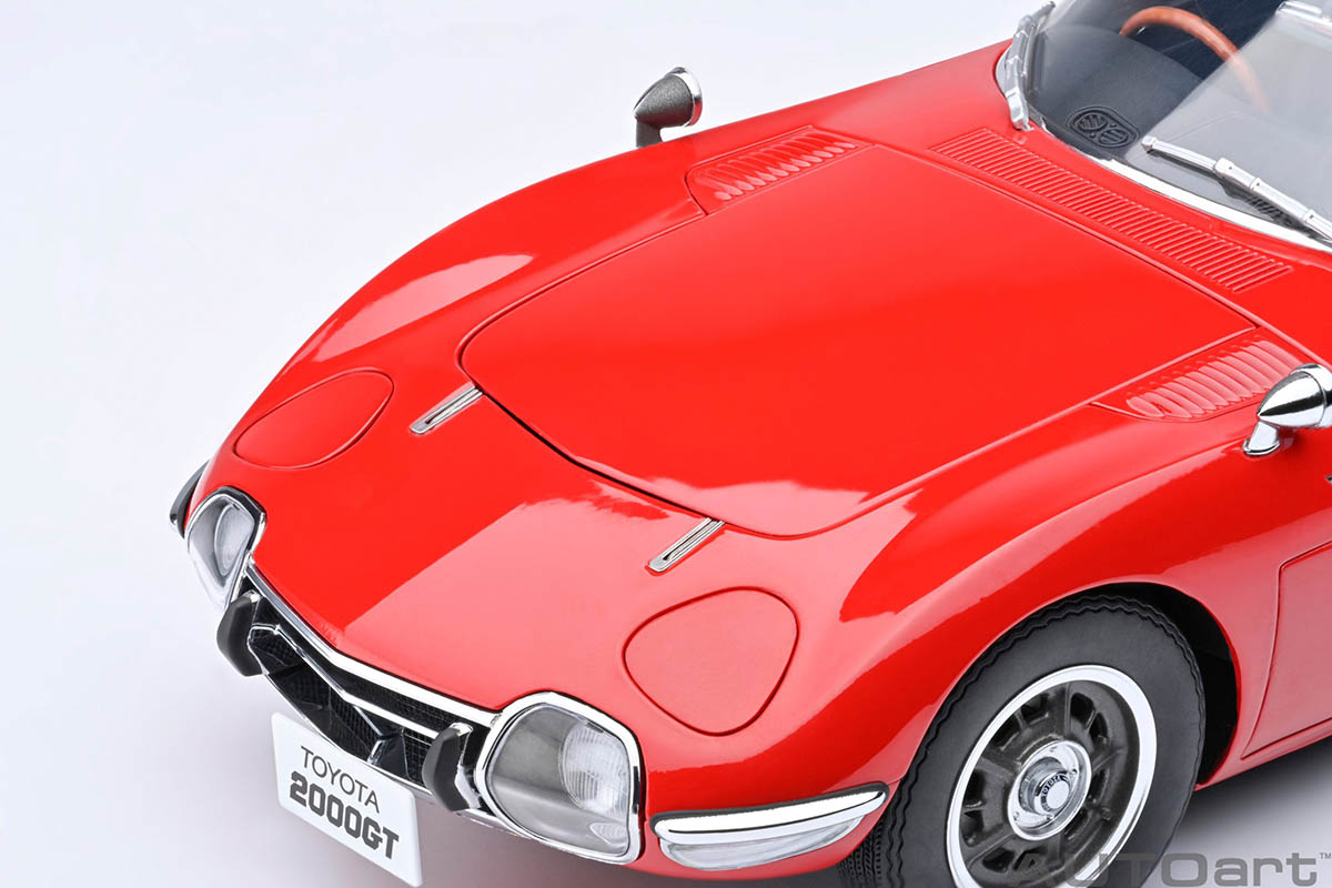 オートアート1/18トヨタ2000GT 24 HRS FUJI 1967 Toyota 2000GT 1967 1:18 Autoart Vermelho - 20 anos! Loja on-line