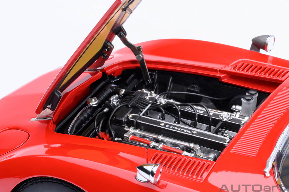 Toyota 2000GT 1967 1:18 Autoart Vermelho - 20 anos! Loja on-line