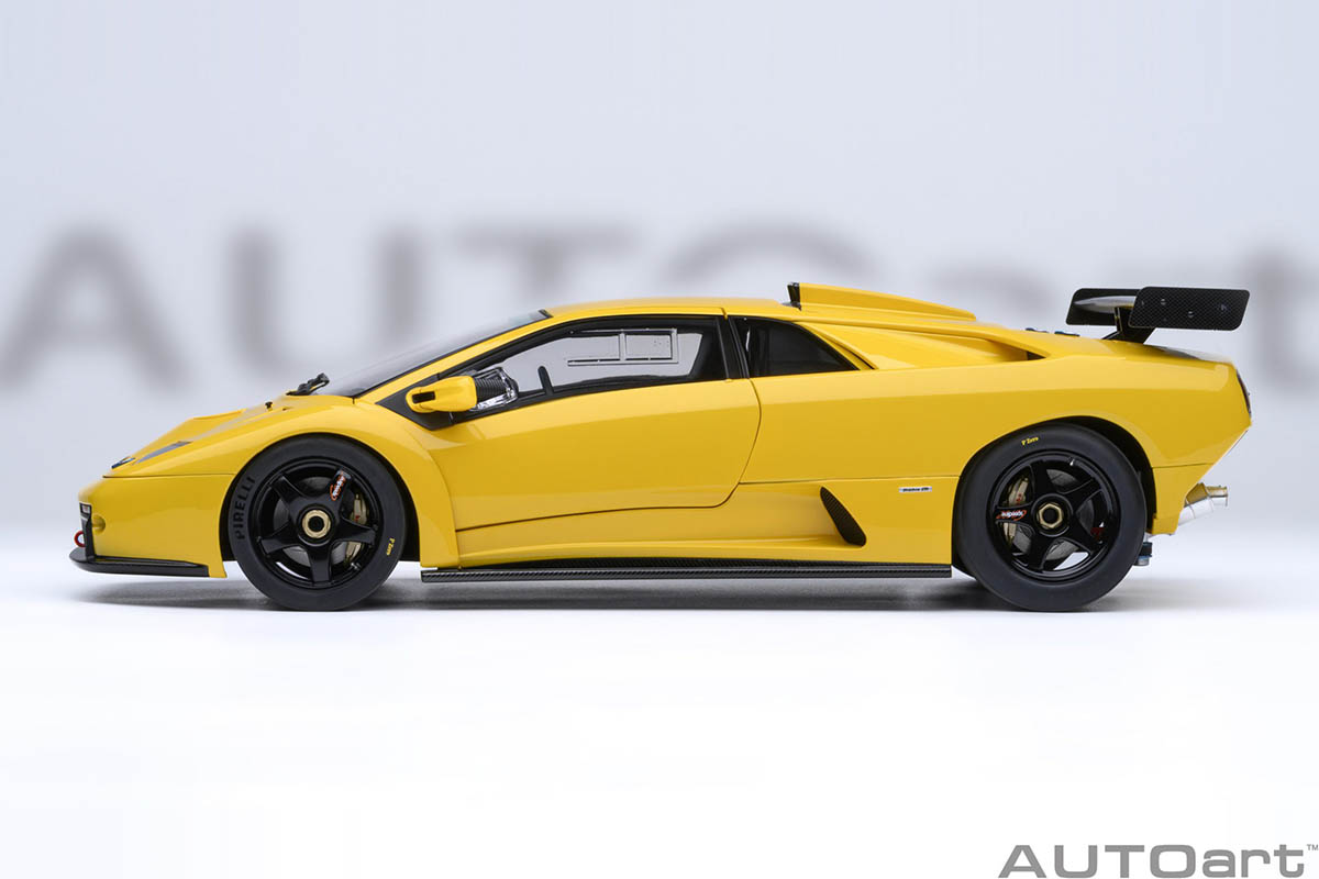 Lamborghini Diablo GT-R 1:18 Autoart Amarelo - 20 anos! Loja on