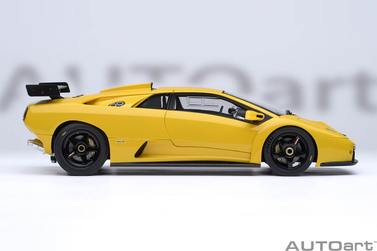 Lamborghini Diablo GT-R 1:18 Autoart Amarelo - 20 anos! Loja on
