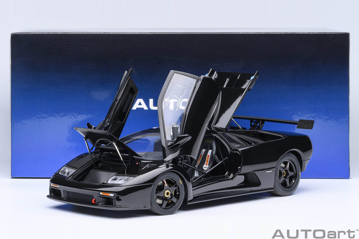 AUTOartランボルギーニ・ディアブロGTR 1/18 Lamborghini Diablo GT-R 1:18 Autoart Preto - 20 anos! Loja on-line