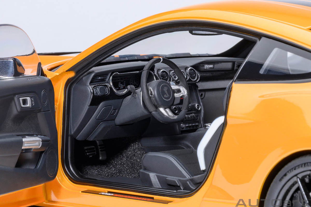 Ford Mustang Shelby GT500 1:18 Autoart Laranja - 20 anos! Loja on