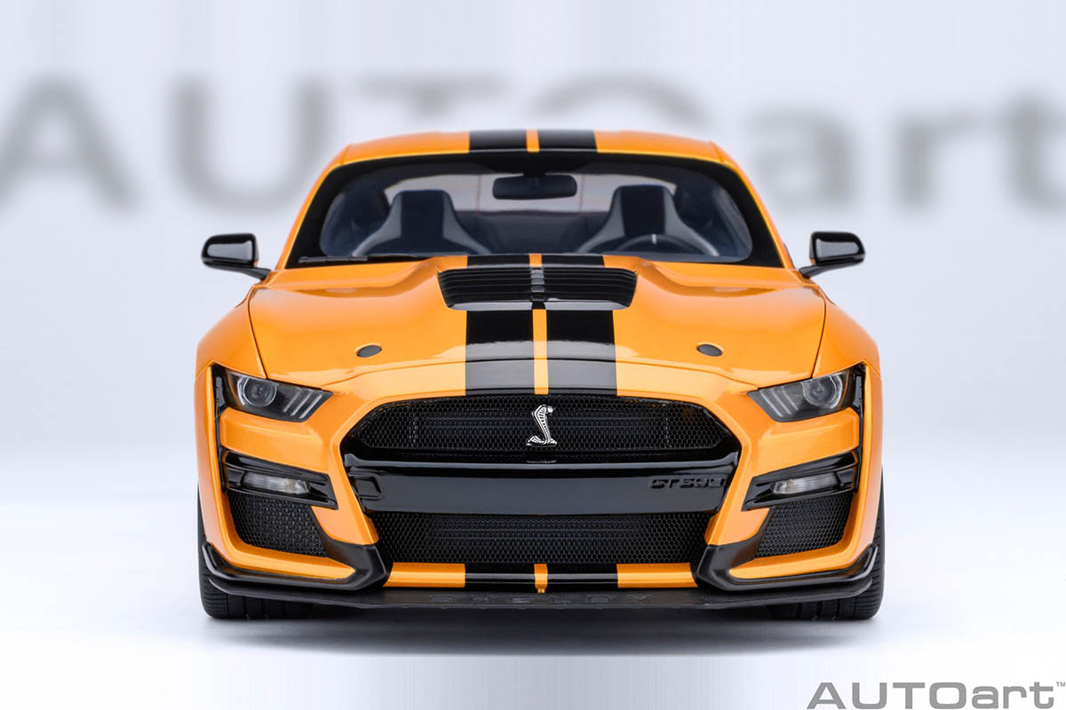 Ford Mustang Shelby GT500 1:18 Autoart Laranja - 20 anos! Loja on