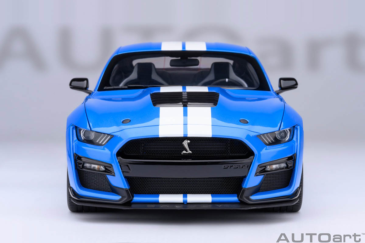 Ford Mustang Shelby GT500 1:18 Autoart Azul - 20 anos! Loja on
