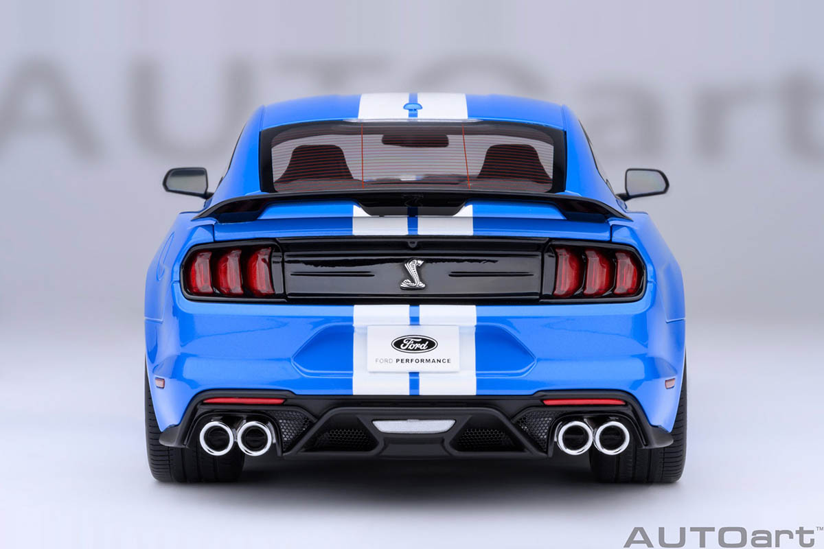 Ford Mustang Shelby GT500 1:18 Autoart Azul - 20 anos! Loja on