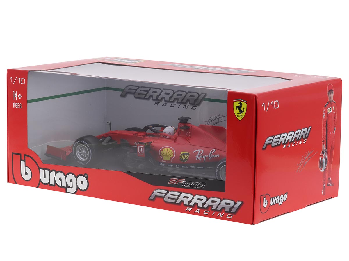 F1 Ferrari SF1000 Sebastian Vettel 2020 1:18 Bburago - 20 anos