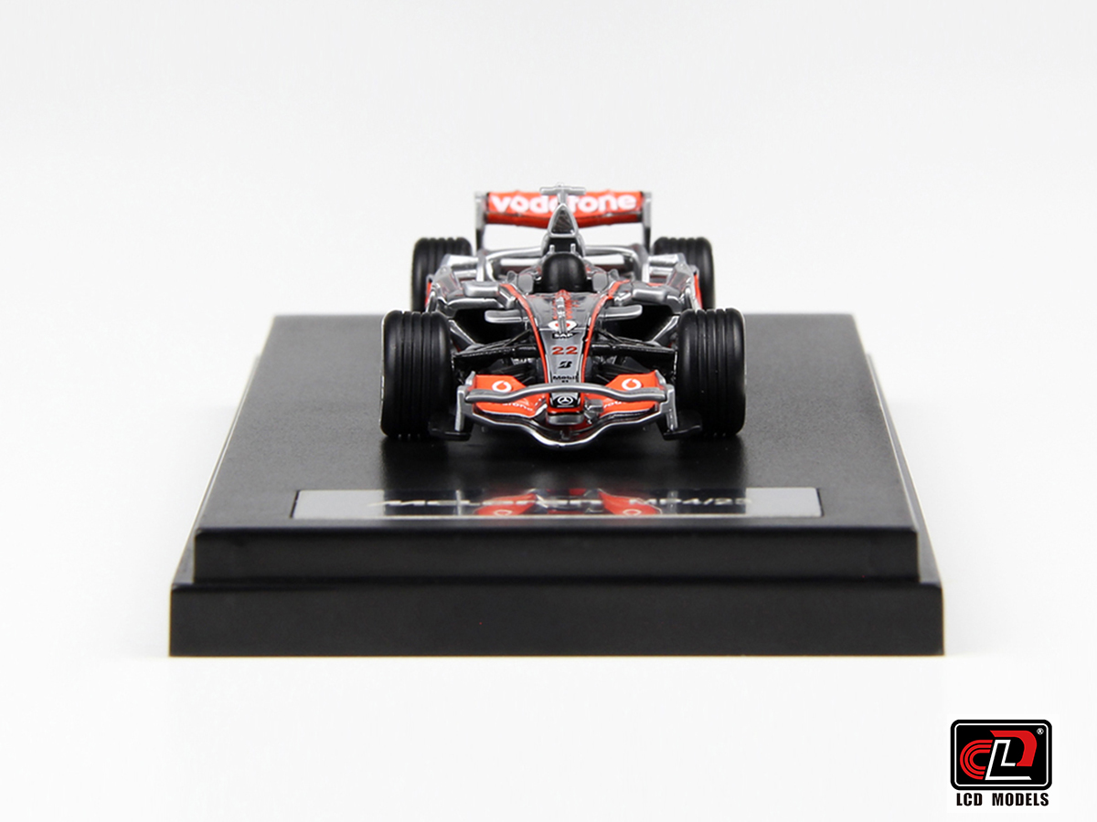 Fórmula 1 Vodafone McLaren Mercedes MP4-23 2008 1:64 LCD Models