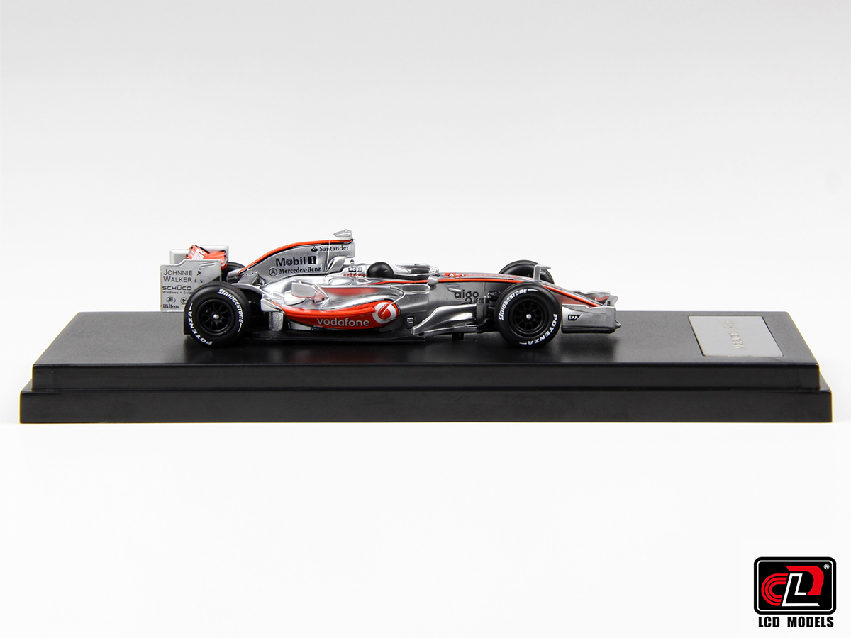 Fórmula 1 Vodafone McLaren Mercedes MP4-23 2008 1:64 LCD Models