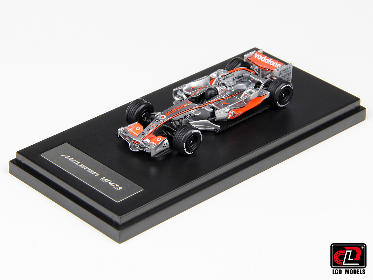 Fórmula 1 Vodafone McLaren Mercedes MP4-23 2008 1:64 LCD Models