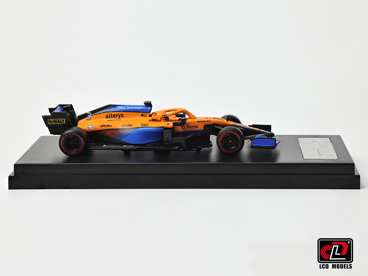 d*n様 Spark McLaren MCL35 2020 Fórmula 1 McLaren MCL35 F1 Team 2020 1:64 LCD Models - 20 anos