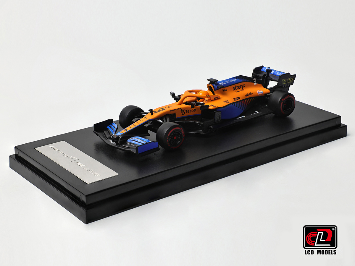 Fórmula 1 McLaren MCL35 F1 Team 2020 1:64 LCD Models - 20 anos