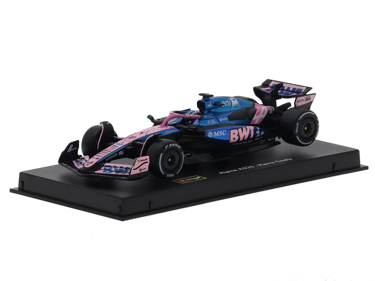Fórmula 1 Alpine A525 Pierre Gasly 2025 1:43 Bburago c/ Display e