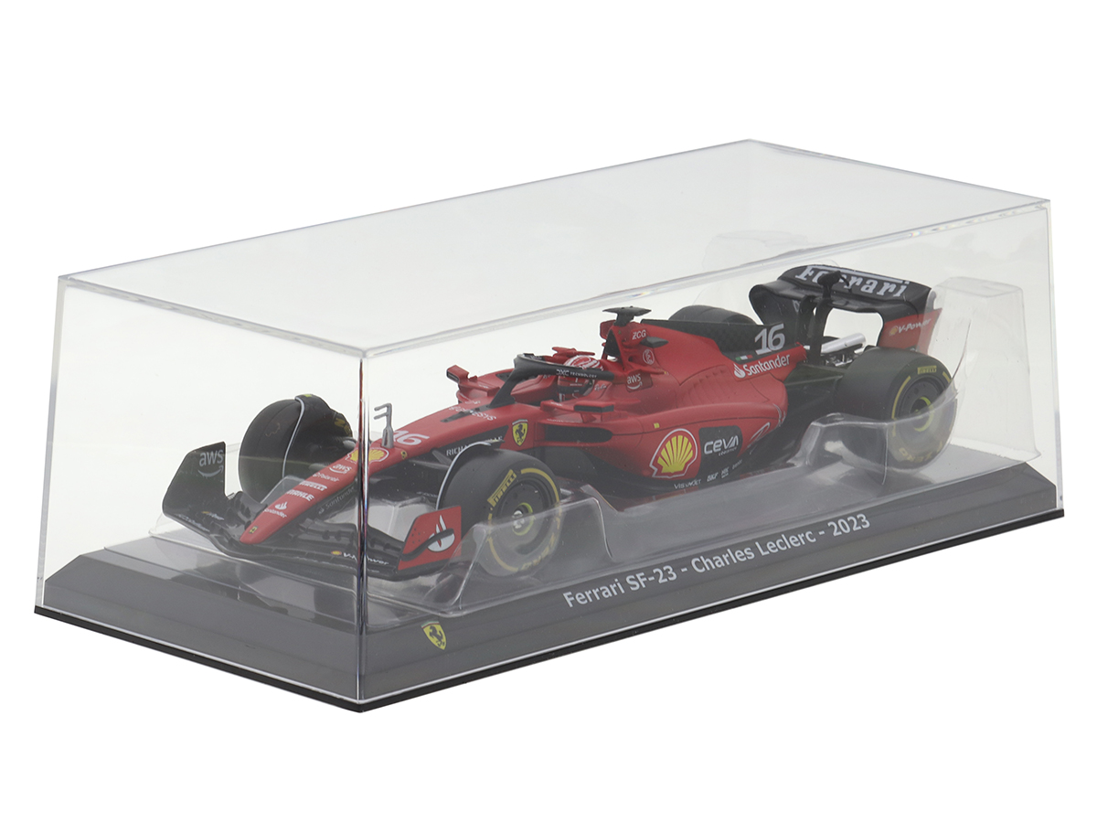 Fórmula 1 Ferrari SF-23 Charles Leclerc 2023 c/ Piloto 1:24