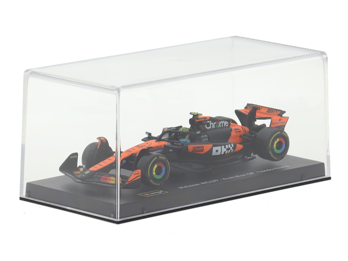 Fórmula 1 McLaren MCL39 2025 Lando Norris 1:43 Bburago c/ Display