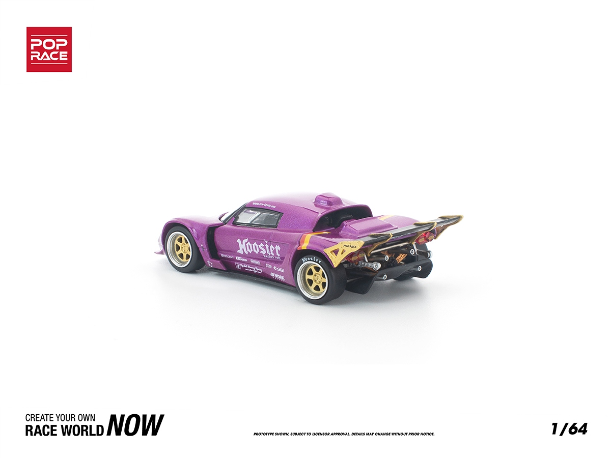 Lotus Elise Pandem Body Kit 1:64 POP RACE Purple - 20 anos! Loja