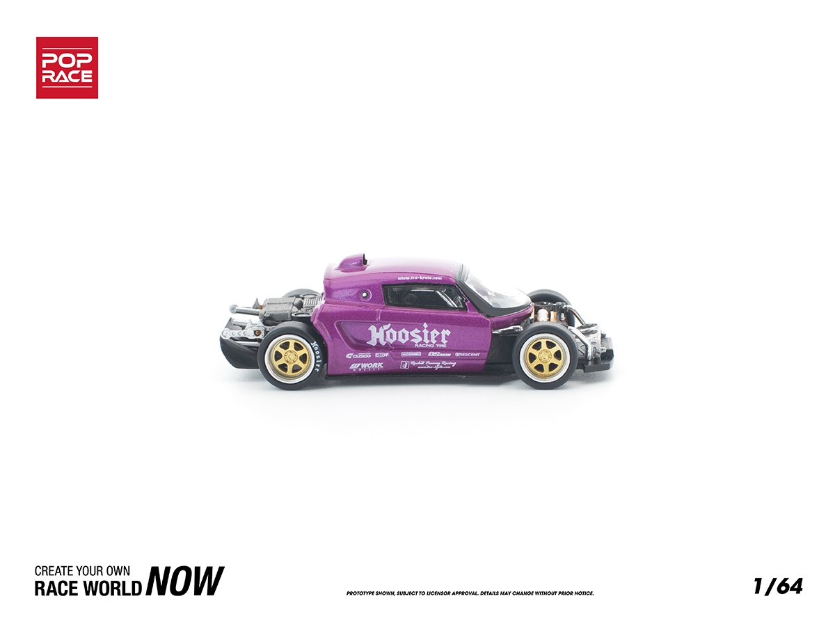 Lotus Elise Pandem Body Kit 1:64 POP RACE Purple - 20 anos! Loja