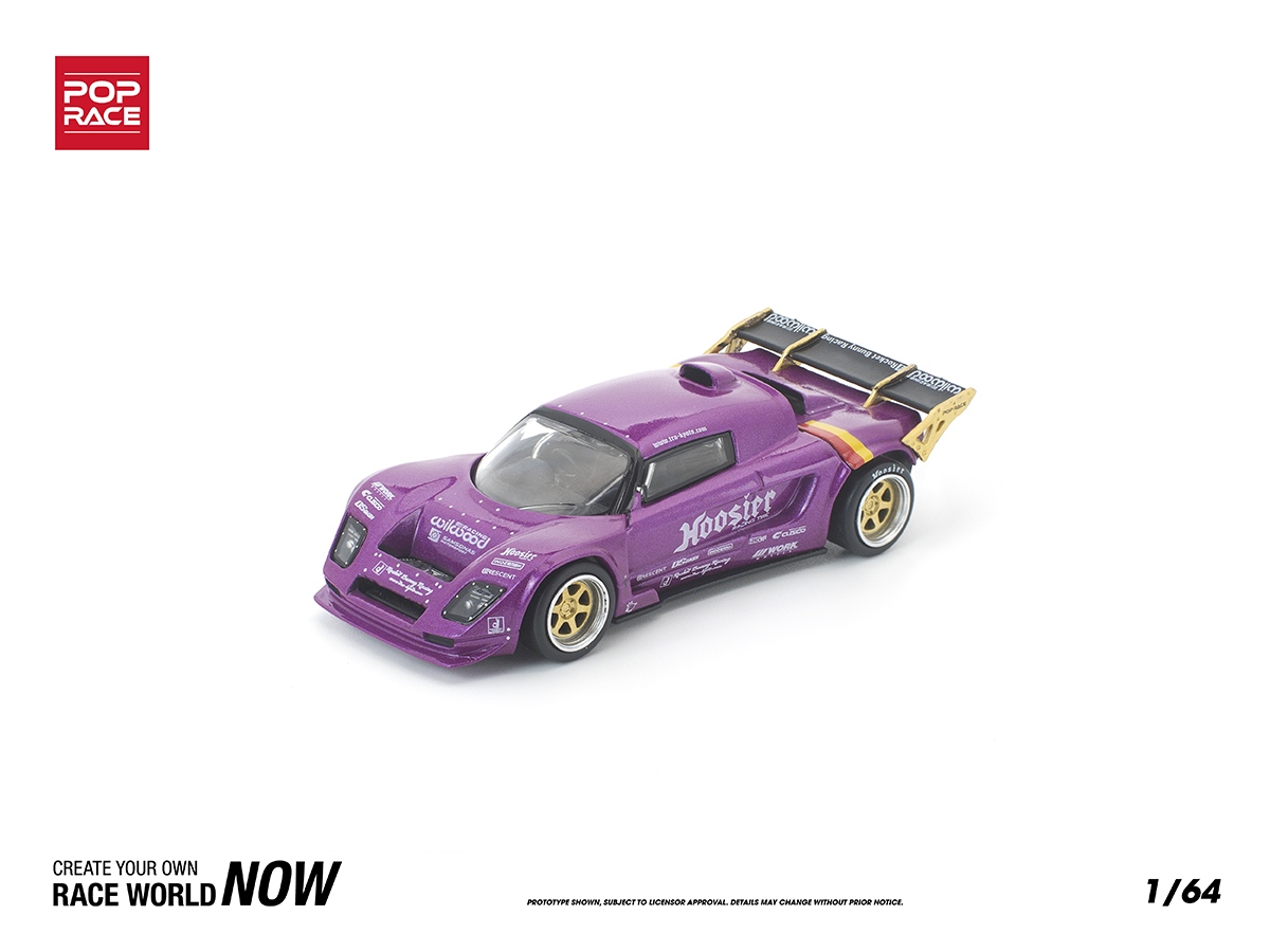 Lotus Elise Pandem Body Kit 1:64 POP RACE Purple - 20 anos! Loja