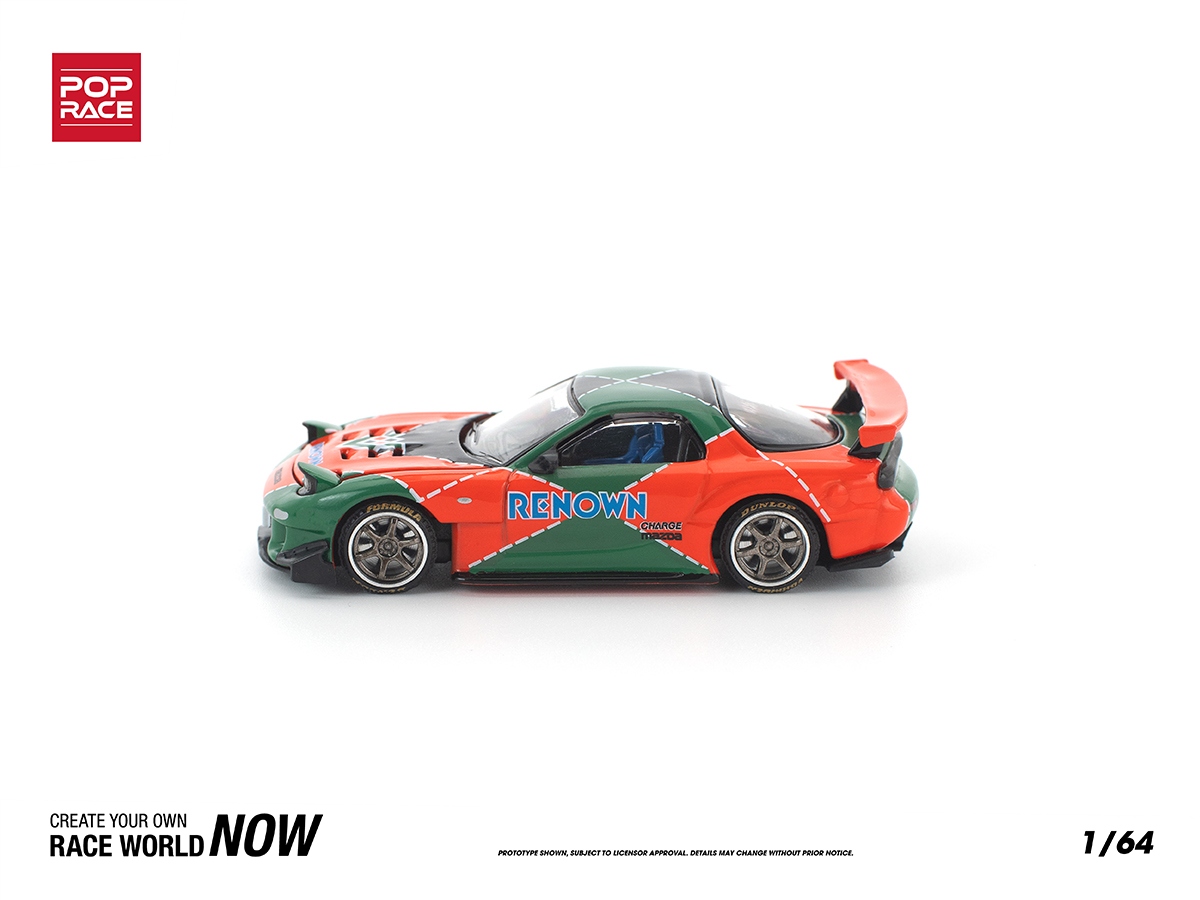 Mazda RX7 Re-Amemiya RENOWN 1:64 POP RACE - 20 anos! Loja on-line