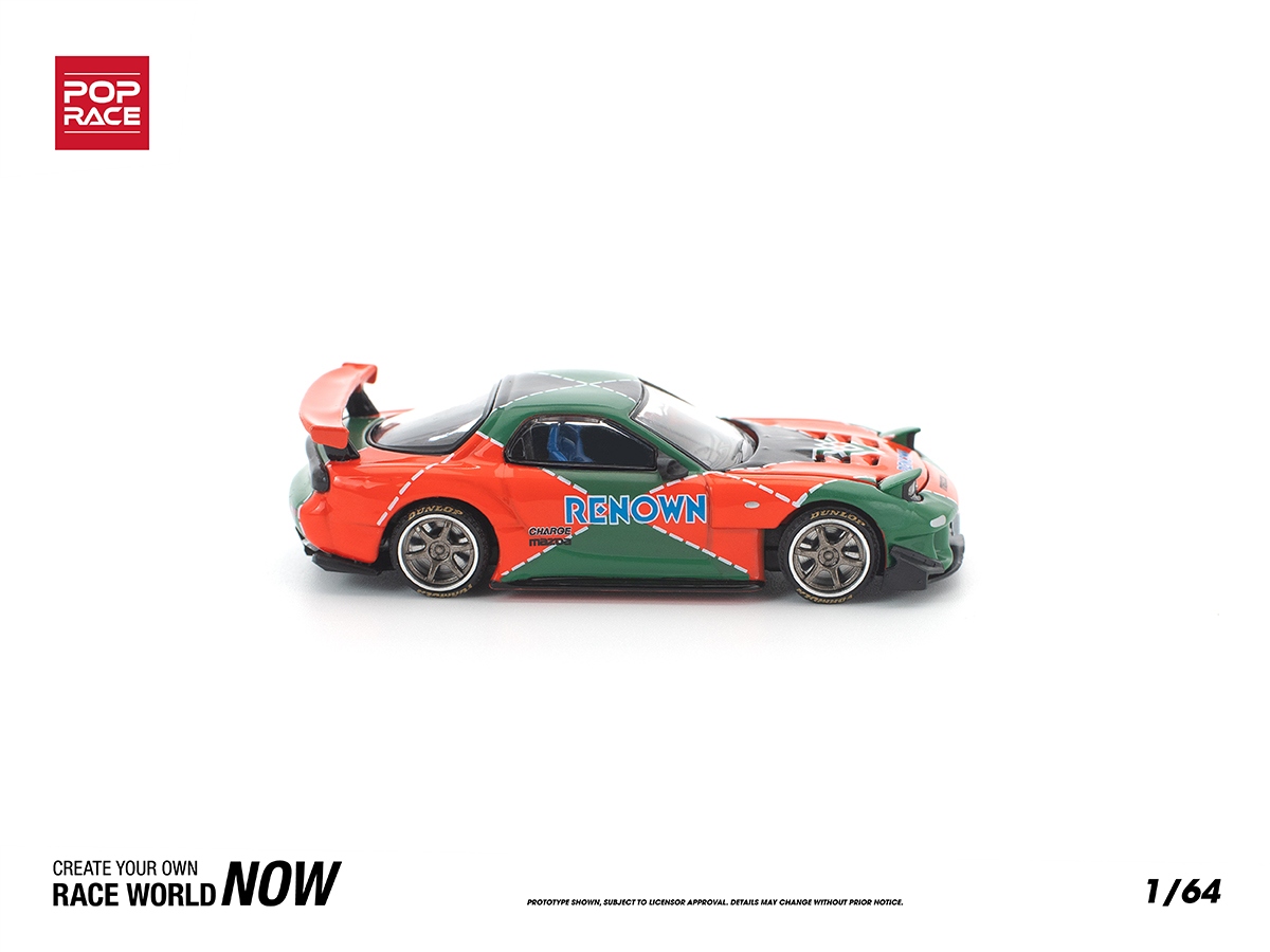 Mazda RX7 Re-Amemiya RENOWN 1:64 POP RACE - 20 anos! Loja on-line