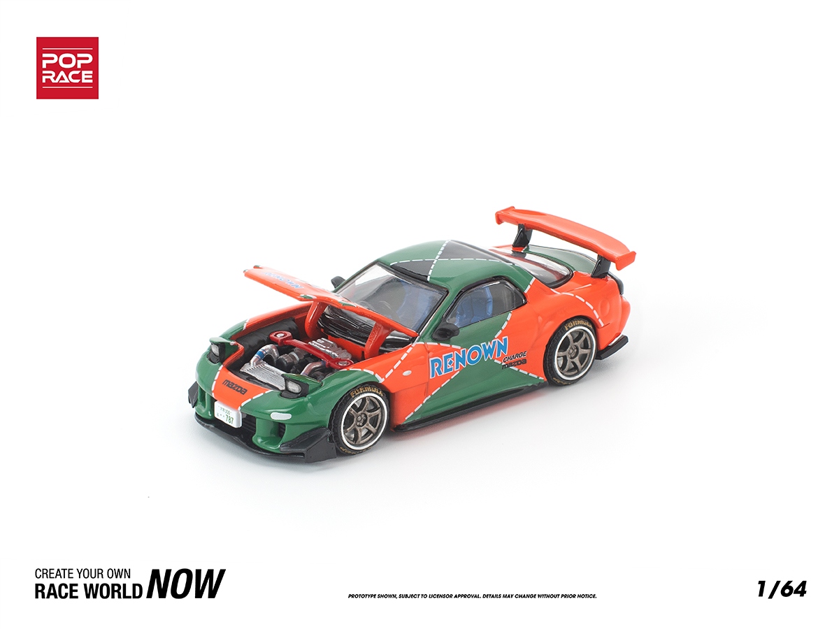 Mazda RX7 Re-Amemiya RENOWN 1:64 POP RACE - 20 anos! Loja on-line