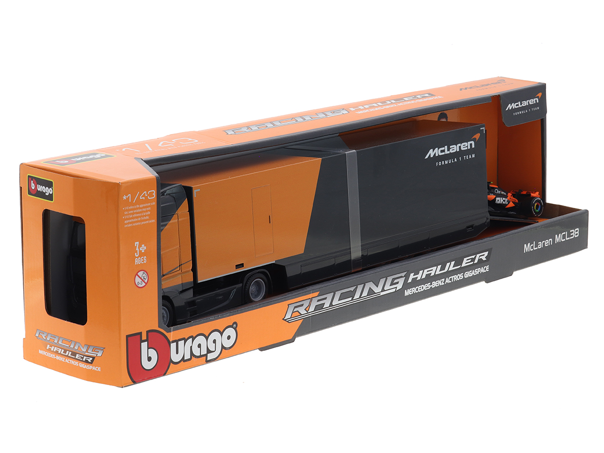 Mercedes Benz + Fórmula 1 McLaren MCL38 Norris 2024 1:43 Bburago