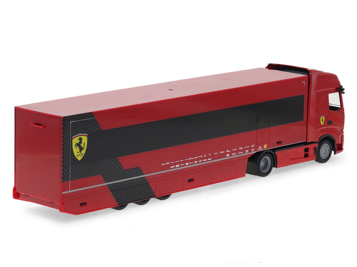 Iveco S-Way 570 + Fórmula Ferrari SF-24 Leclerc 2024 1:43 Bburago
