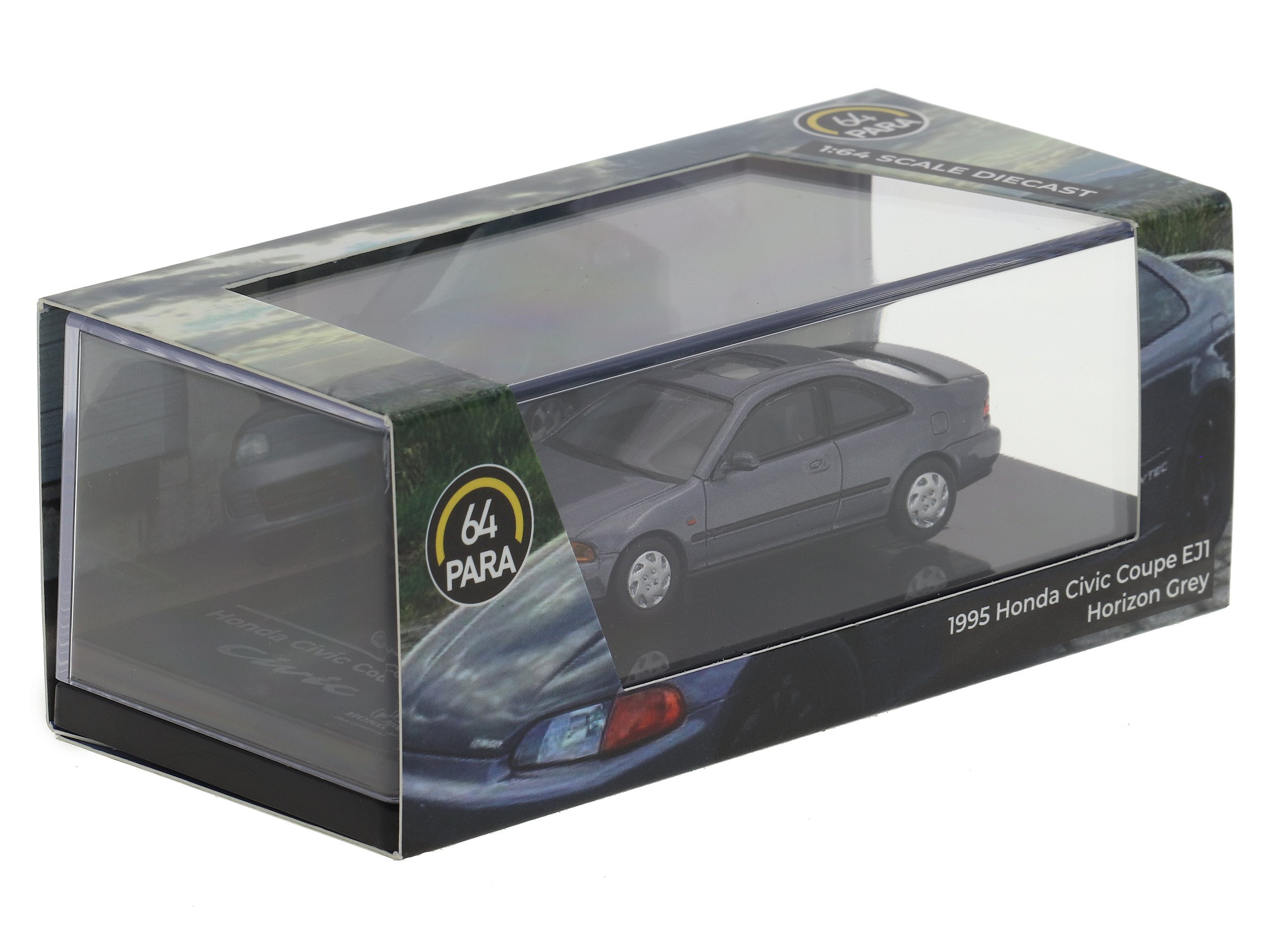 Honda Civic Coupe EJ1 1995 1:64 PARA64 Cinza - 20 anos! Loja on