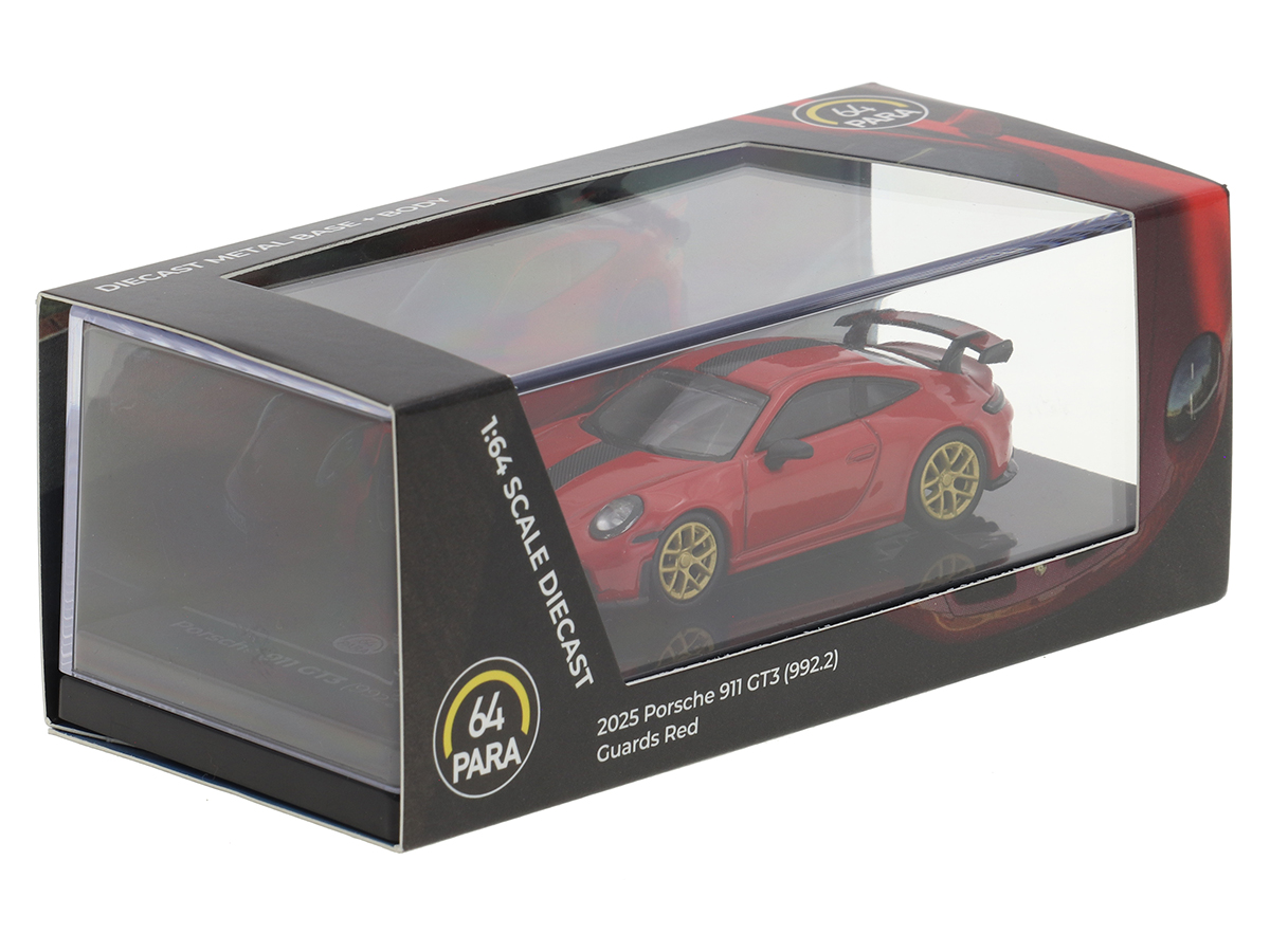 Porsche 911 GT3 992.2 2025 1:64 PARA64 Vermelho - 20 anos! Loja on