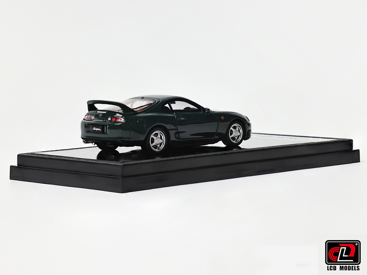 Toyota Supra A80 1:64 LCD Models Verde - 20 anos! Loja on-line de