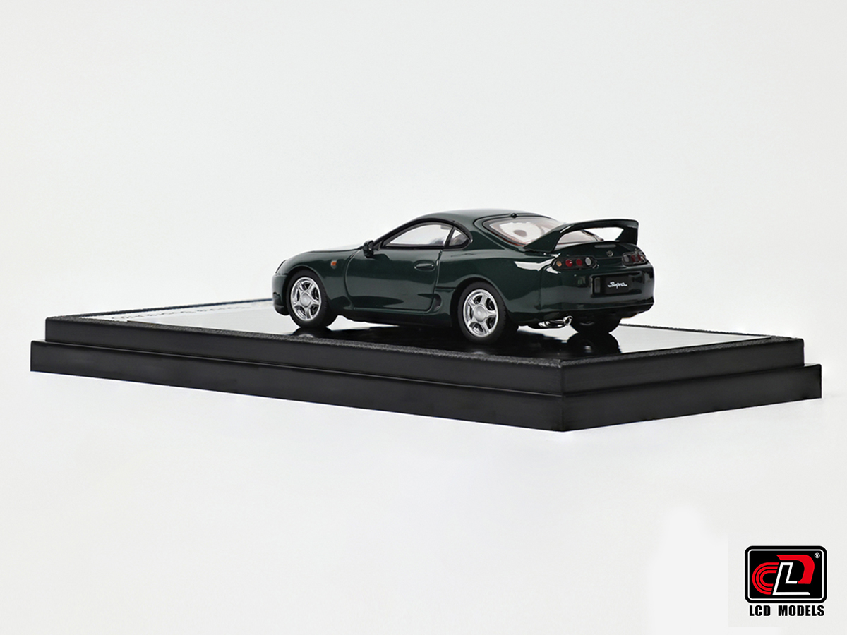 Toyota Supra A80 1:64 LCD Models Verde - 20 anos! Loja on-line de