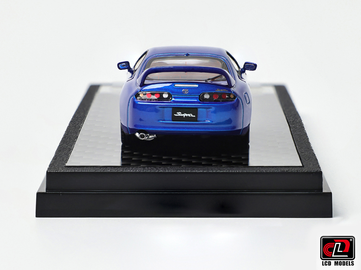 Toyota Supra A80 1:64 LCD Models Azul - 20 anos! Loja on-line de