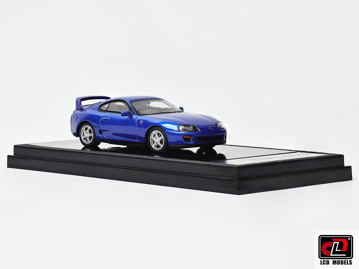 Toyota Supra A80 1:64 LCD Models Azul - 20 anos! Loja on-line de