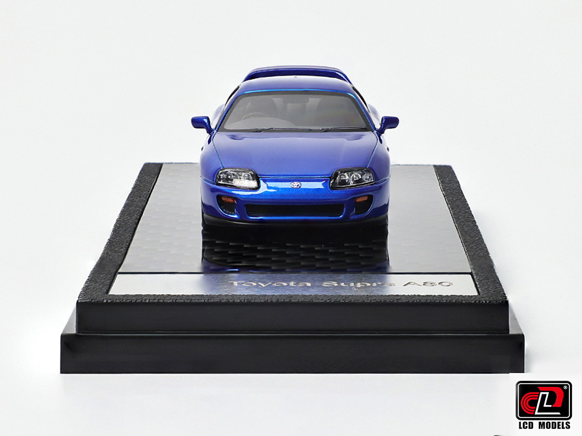 Toyota Supra A80 1:64 LCD Models Azul - 20 anos! Loja on-line de