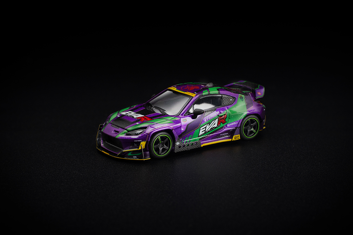Toyota GR86 Pandem Evangelion Racing 1:64 POP RACE (Box 36 Peças