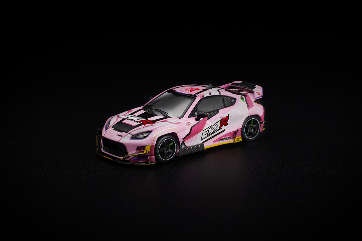 Toyota GR86 Pandem Evangelion Racing 1:64 POP RACE (Box 36 Peças