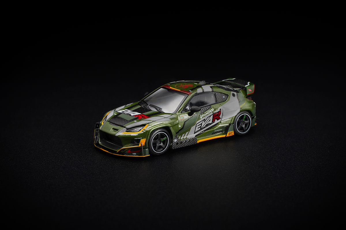 Toyota GR86 Pandem Evangelion Racing 1:64 POP RACE (Box 36 Peças