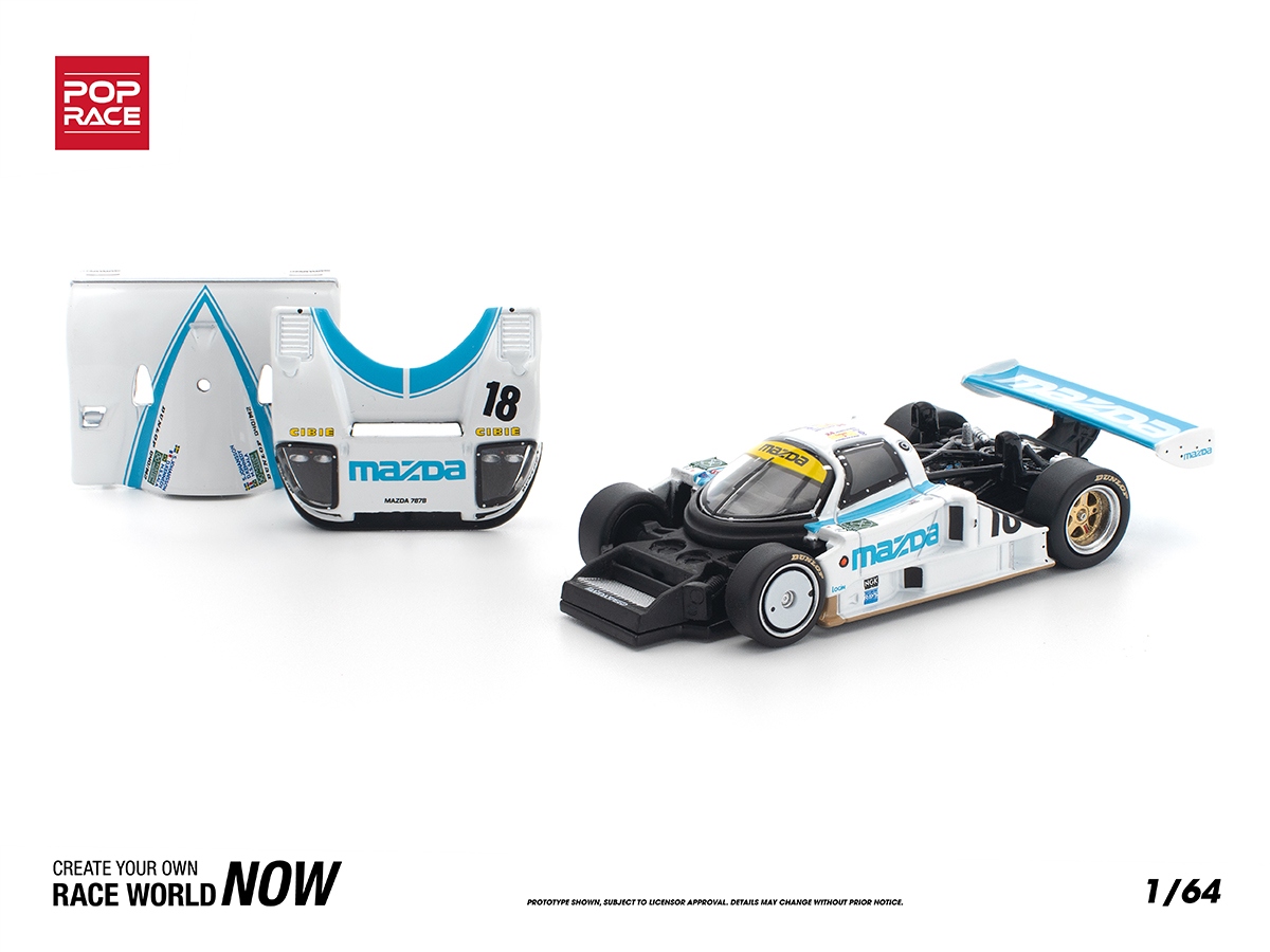 Mazda 787B 1991 #181 24Hs LeMans 1:64 POP RACE - 20 anos! Loja on