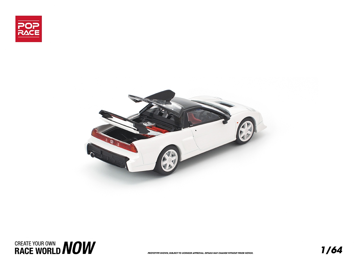 Honda NSX-R GT 1:64 POP RACE Branco - 20 anos! Loja on-line de