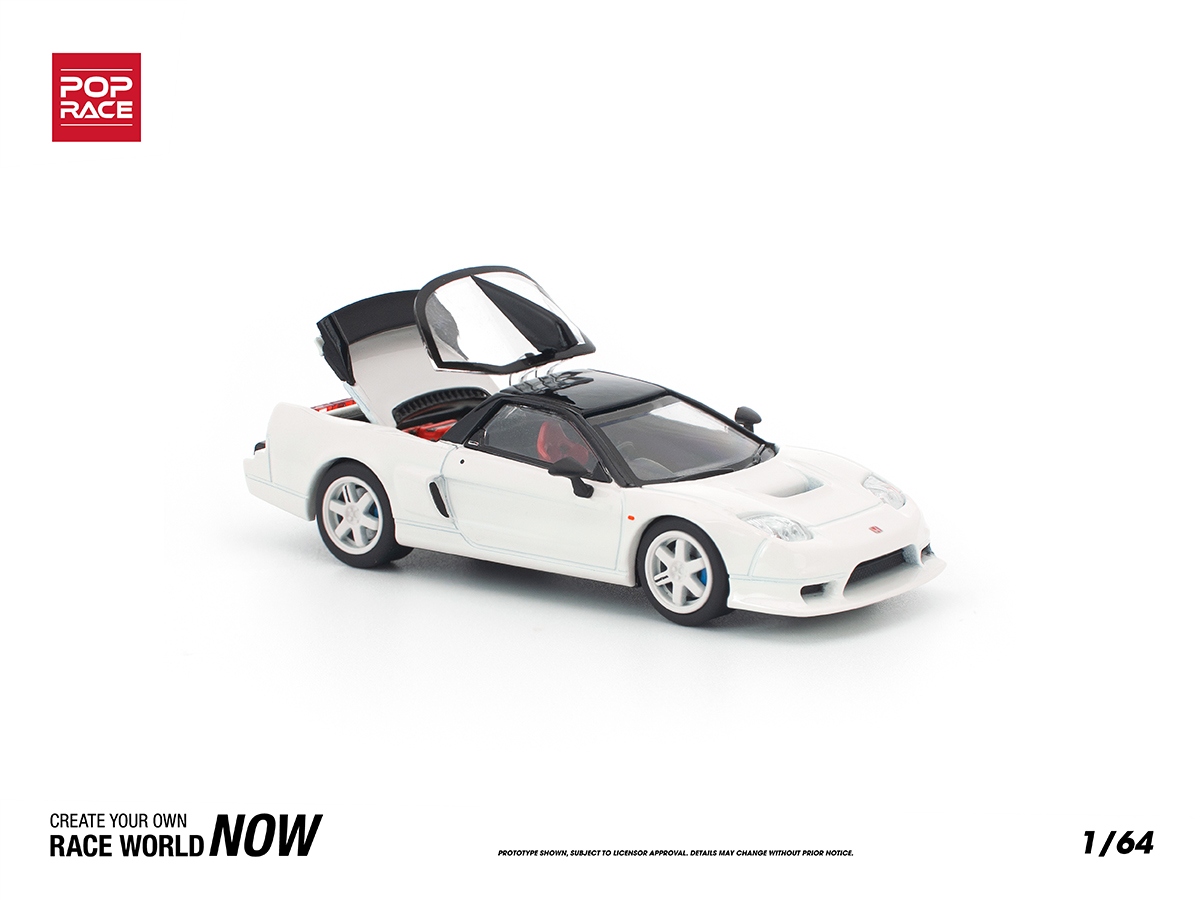Honda NSX-R GT 1:64 POP RACE Branco - 20 anos! Loja on-line de