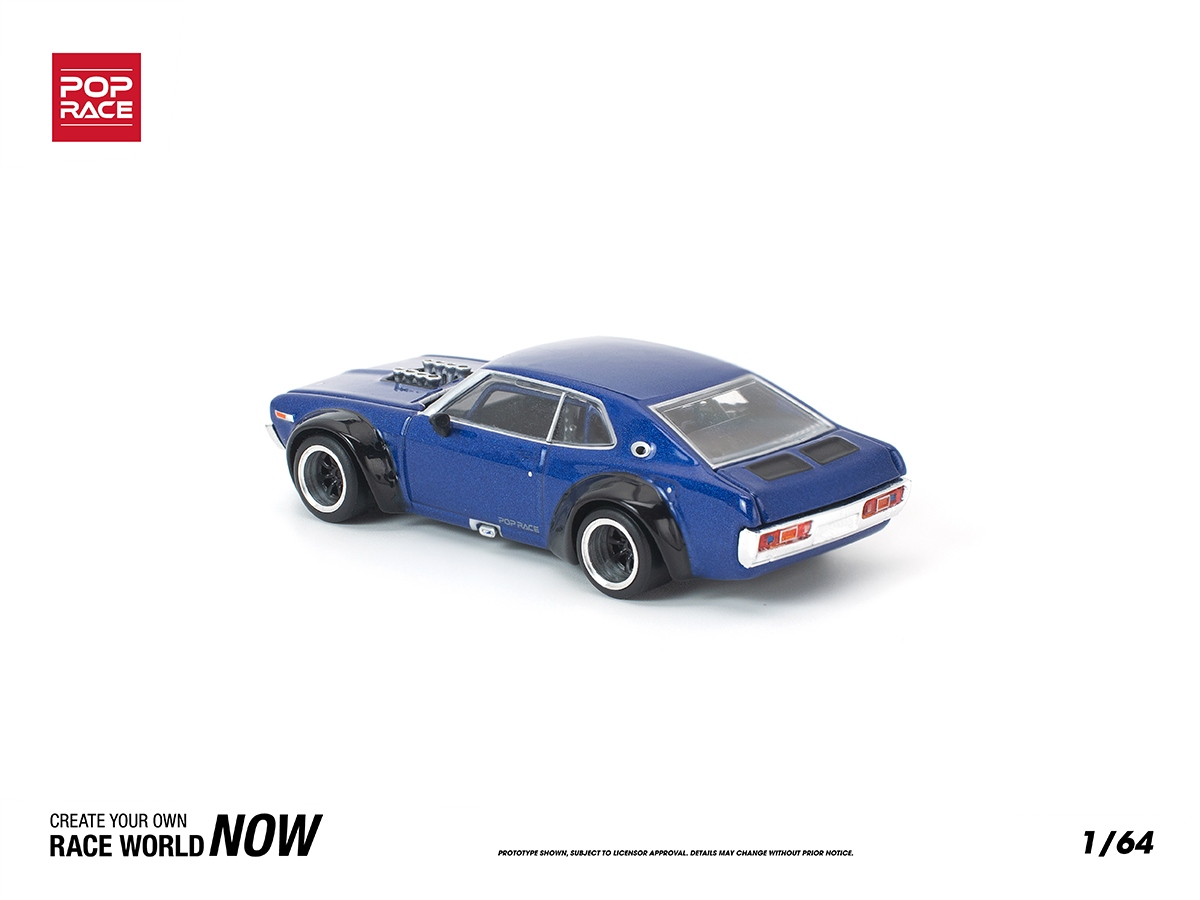 Nissan Laurel C130 1:64 POP RACE Azul - 20 anos! Loja on-line de
