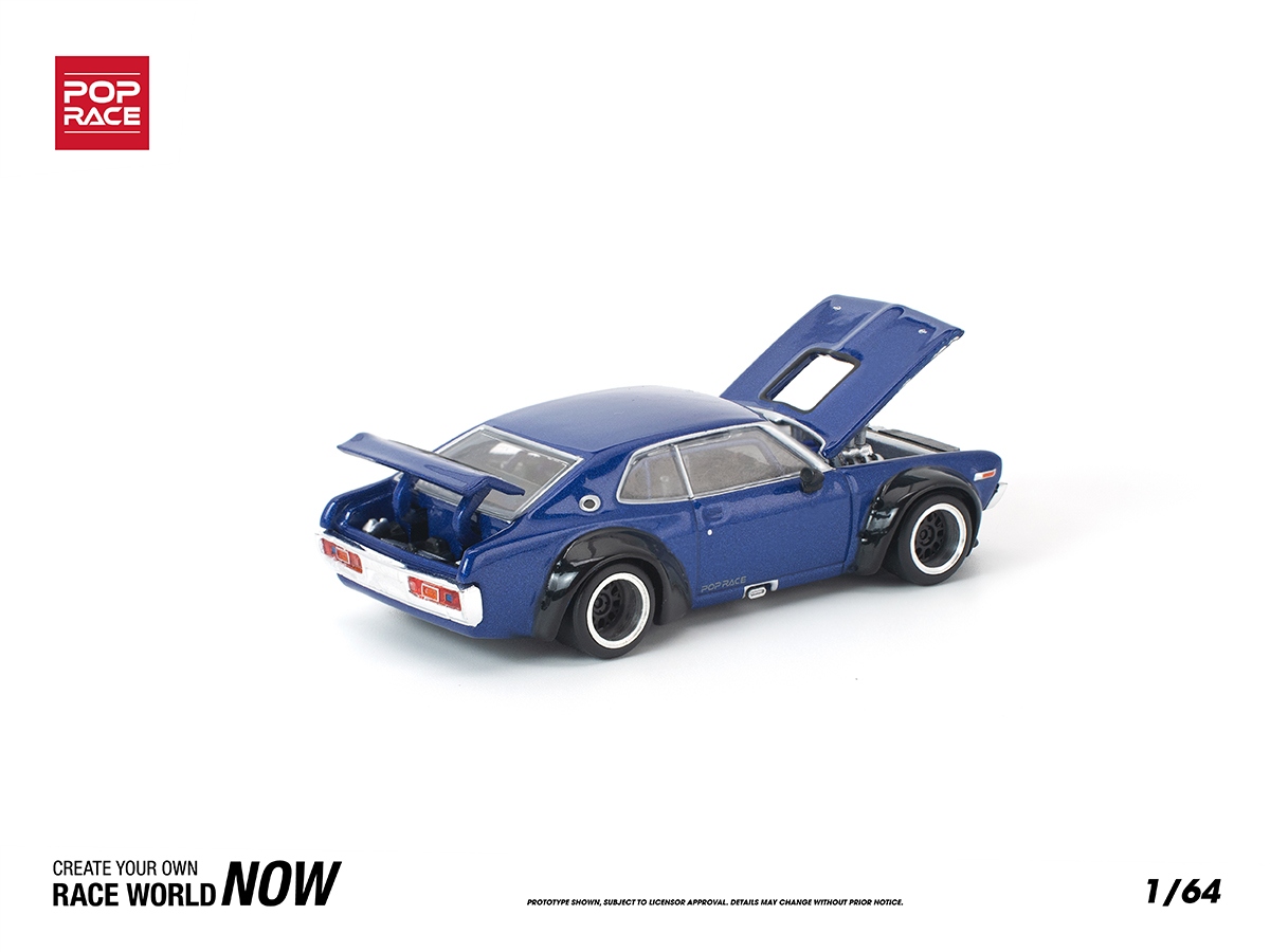Nissan Laurel C130 1:64 POP RACE Azul - 20 anos! Loja on-line de