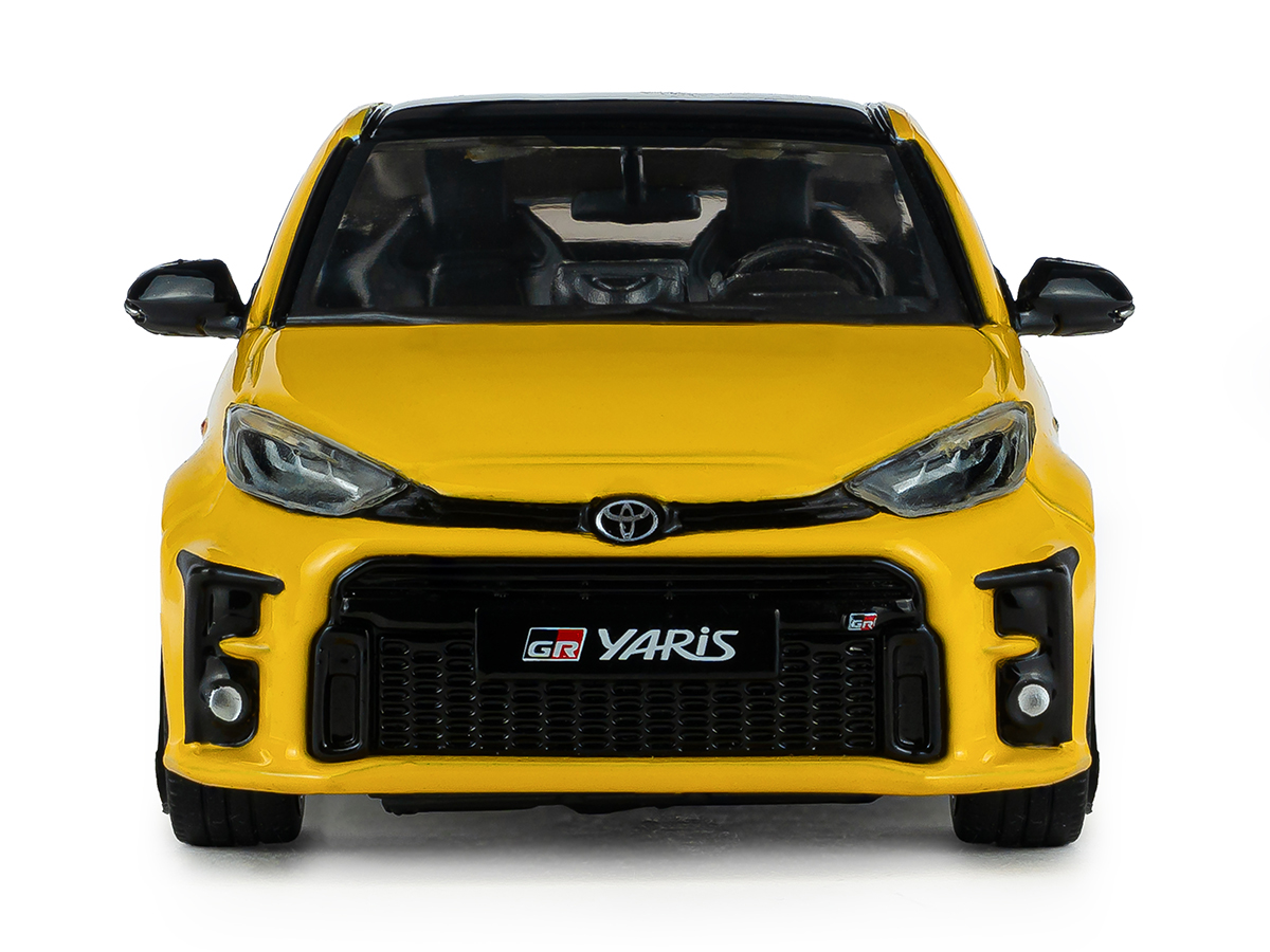 PRÉ-VENDA *** Toyota Yaris GR 2024 1:43 Solido Amarelo - 20 anos