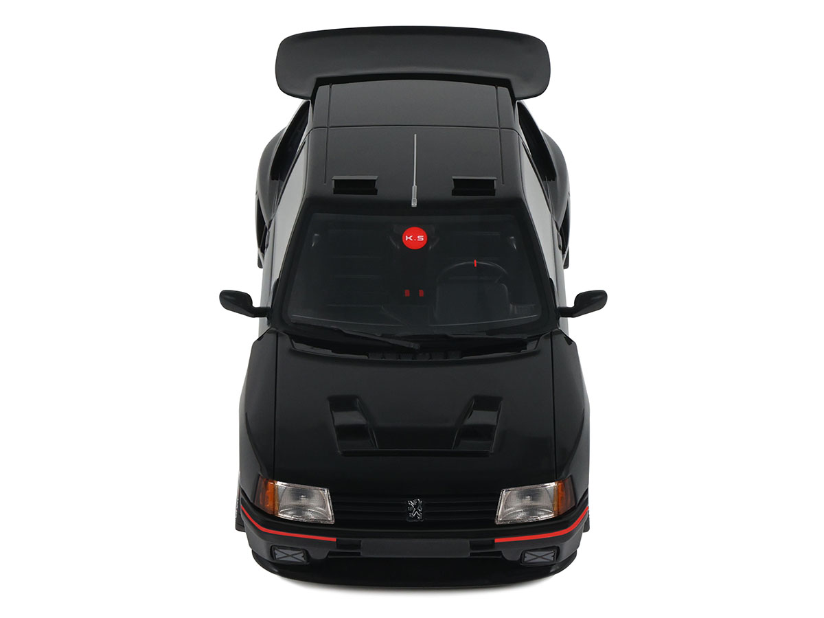 Peugeot 205 Khyzyl Saleem 2018 1:18 OttOmobile Preto - 20 anos